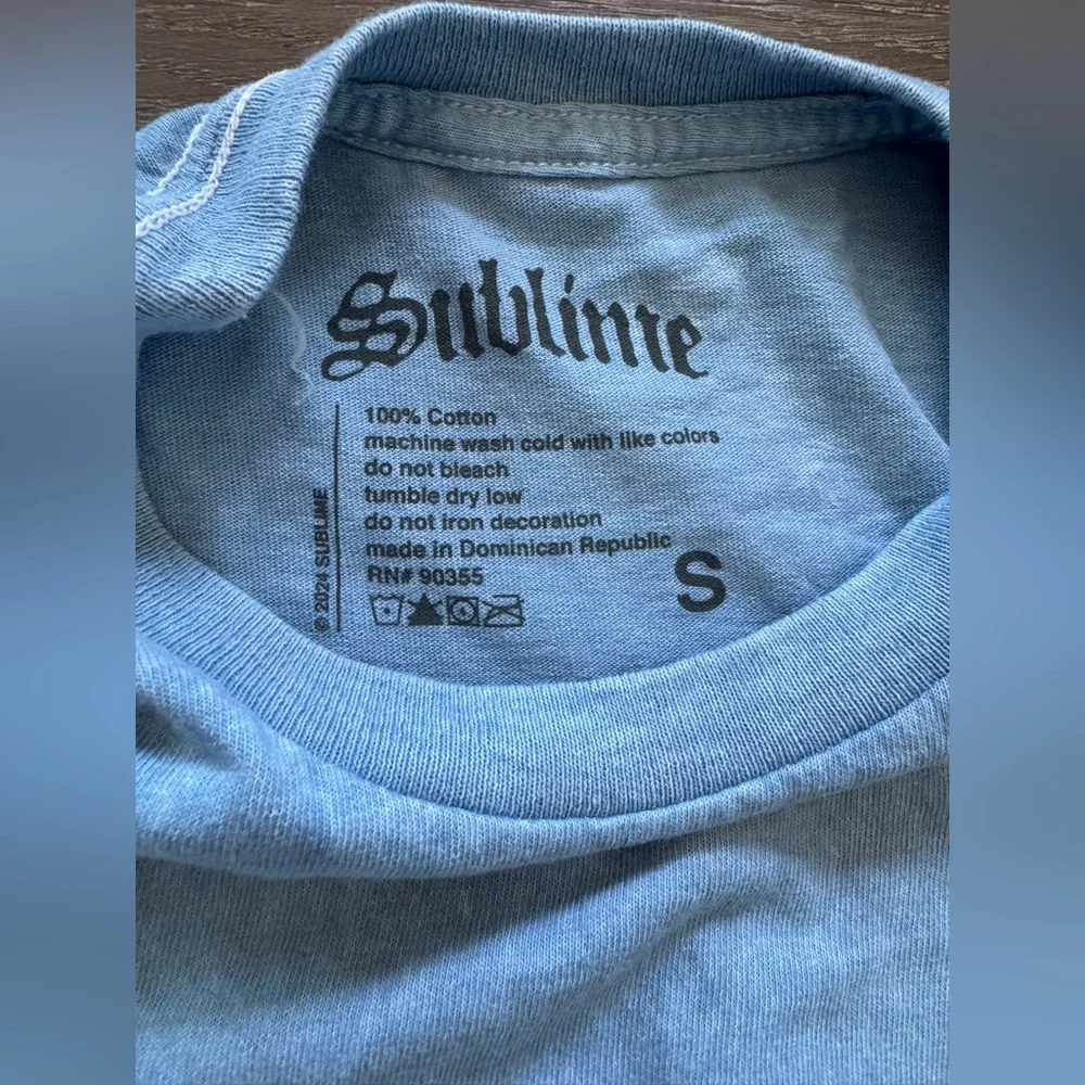 Sublime Blue Graphic T-Shirt - Picture 2 of 6